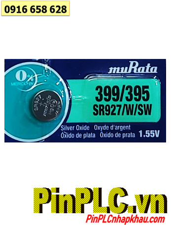 MuRata SR927SW _Pin 395; Pin đồng hồ 1.55v Silver Oxide MuRata SR927SW _Pin 395